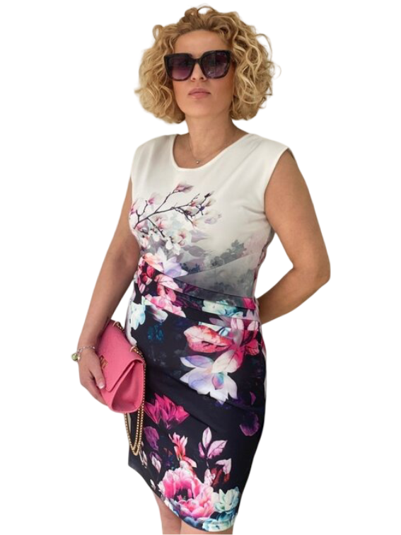 Флорална рокля по тялото Spring Muse