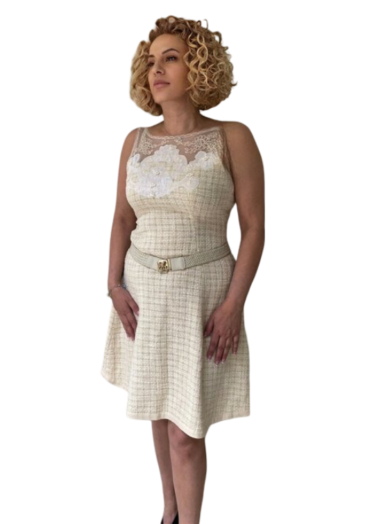 Рокля Eleganza Bianca
