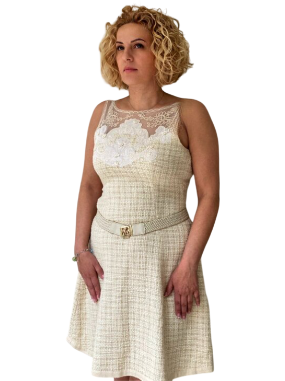 Рокля Eleganza Bianca