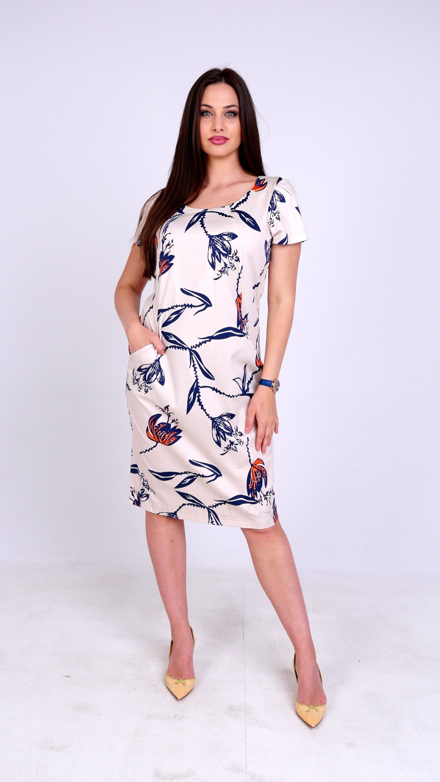 Рокля Flora Plus Size