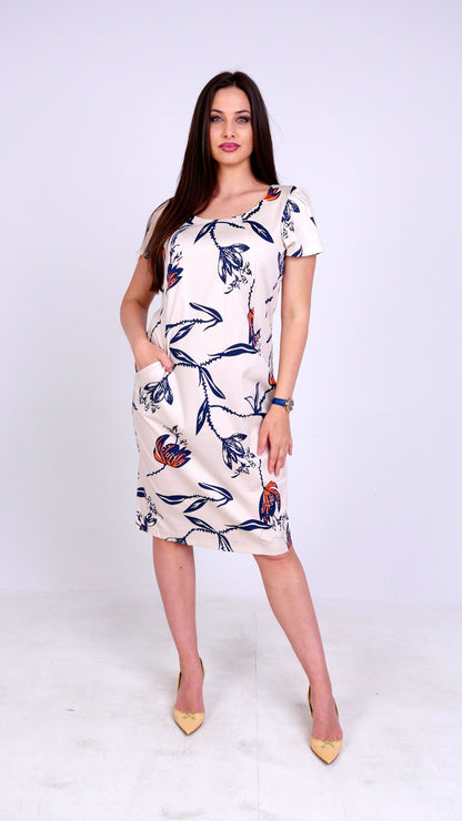 Рокля Flora Plus Size