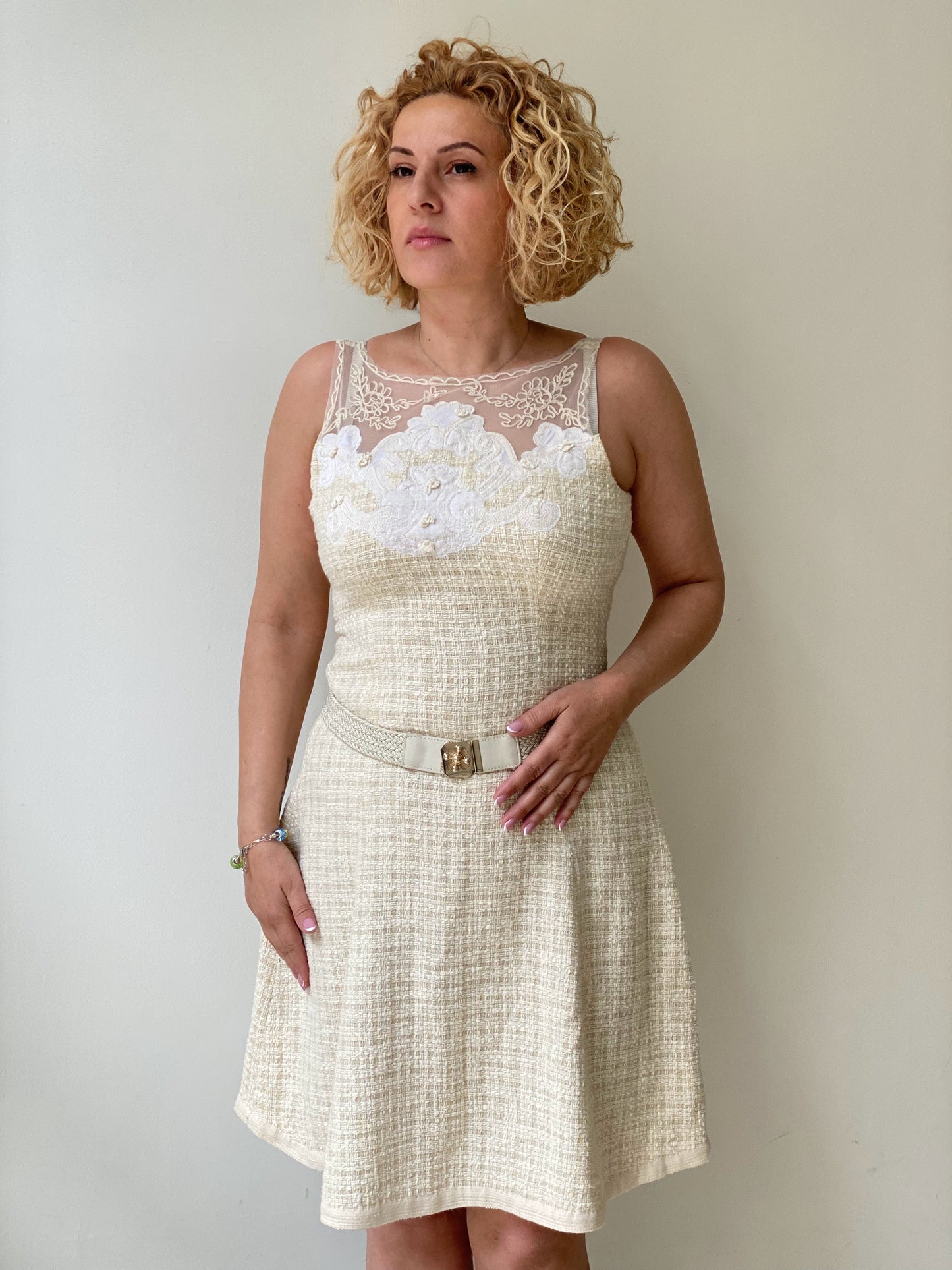 Рокля Eleganza Bianca