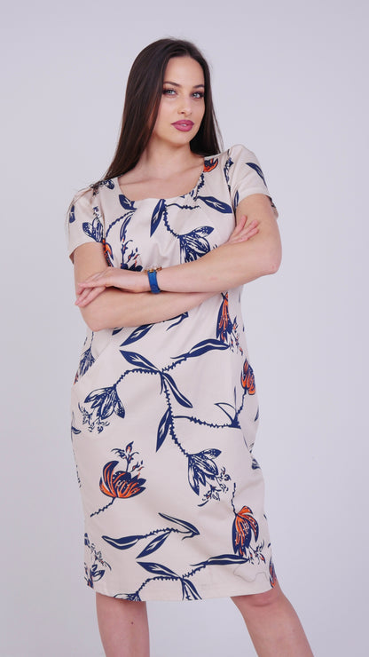 Рокля Flora Plus Size