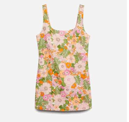 Флорален гащеризон с ефект Floral Illusion